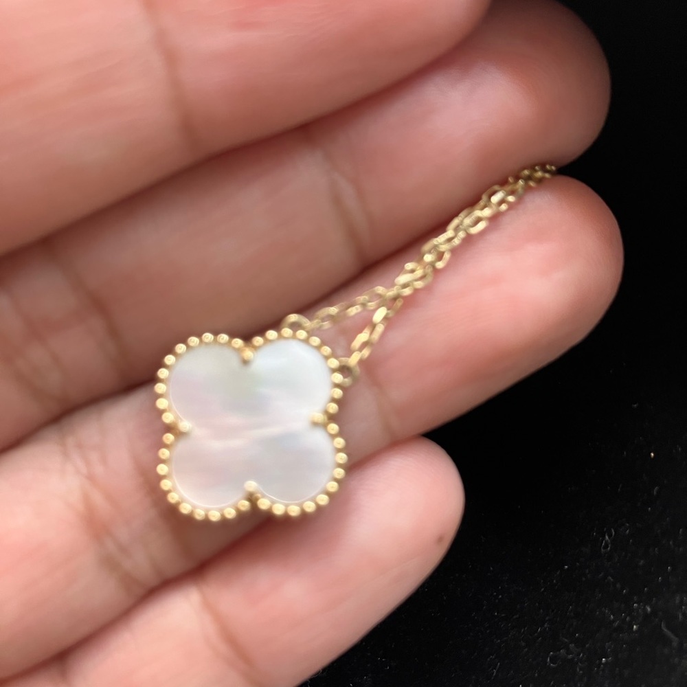 14k Solid Gold Vintage Alhambra